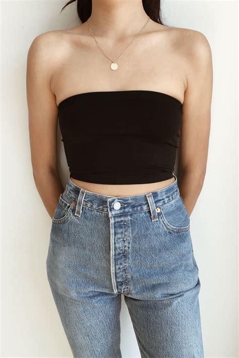 tube top outfit ideas